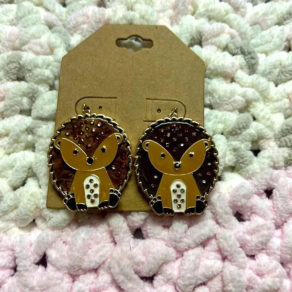 SOLD SOLD SOLD Herdgehog earingsSOLD